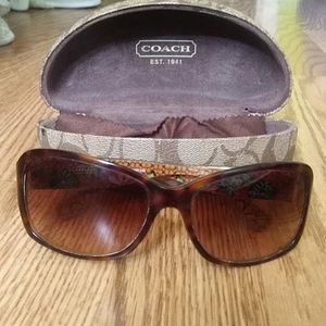 Coach Peony Tortise Sunglasses